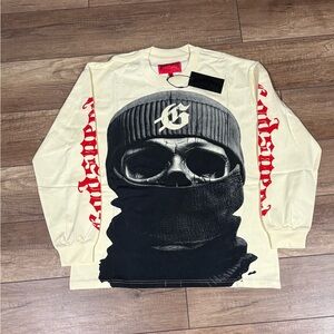 Godspeed Skulled Mask Long Sleeve Shirt Small